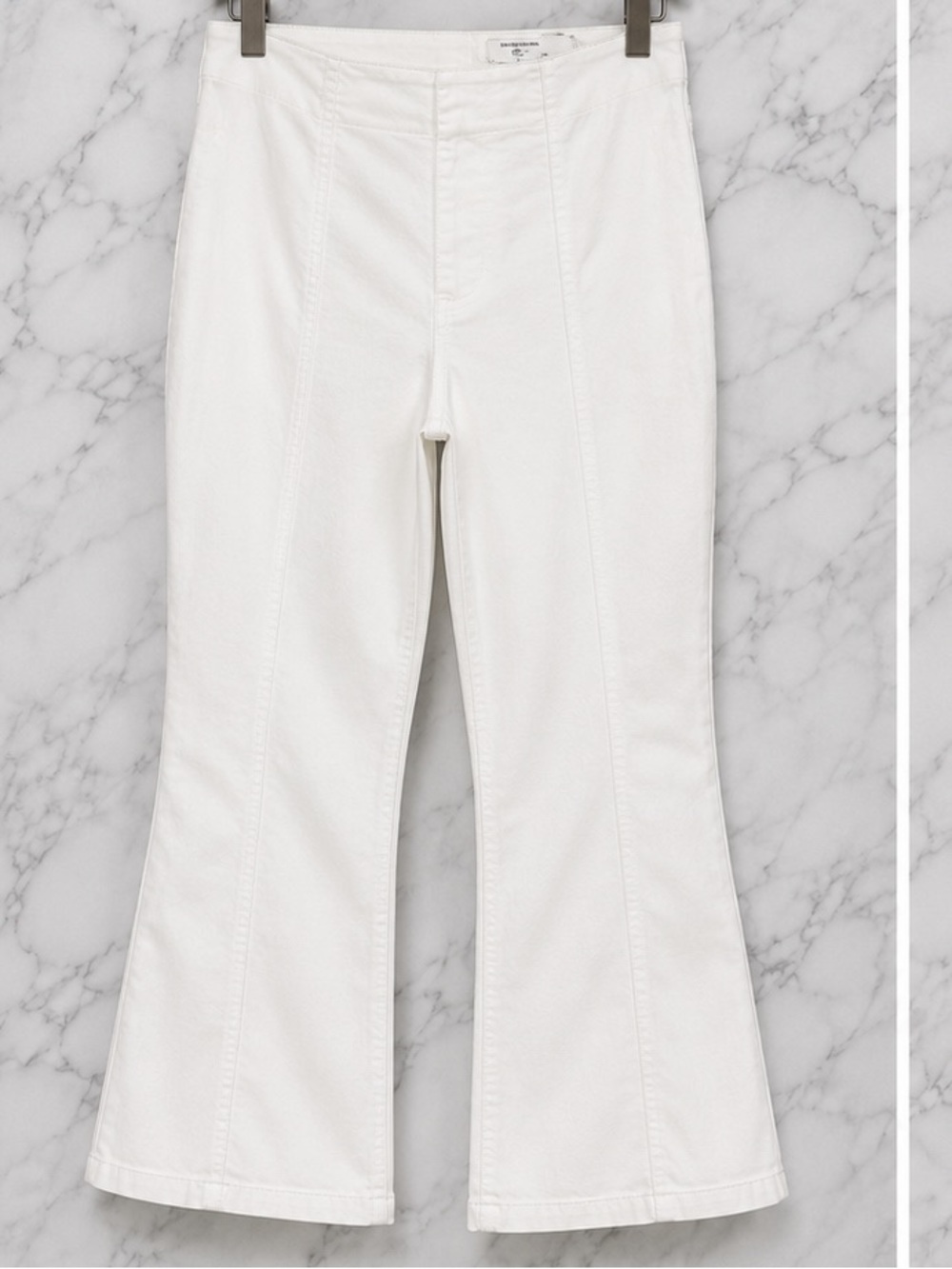 INC International Concepts Crop Jeans sz 4 White Denim NEW #G879 - Picture 3 of 6